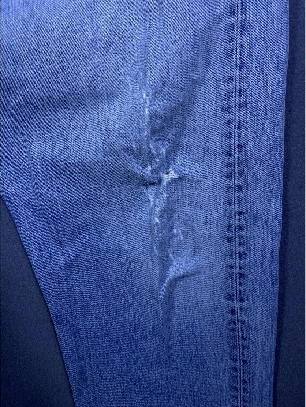 Vtg Levis 501 Jeans Mens 40x31  Blue Light Wash Natural Fade Distressed Egypt